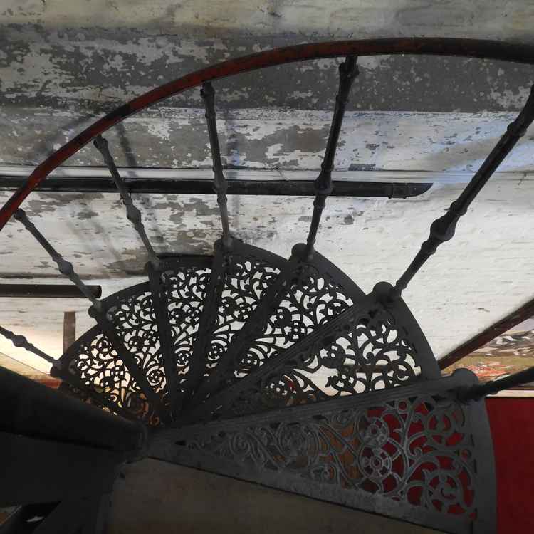 Nostalgische Wendeltreppe