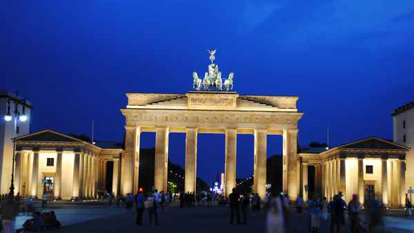 Brandenburger Tor am Abend
