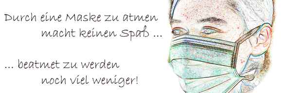Durch eine Maske zu atmen &#8230;