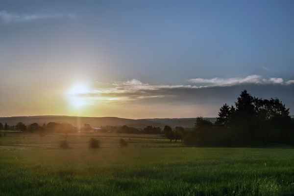 Sonnenaufgang über dem Teutoburger Wald