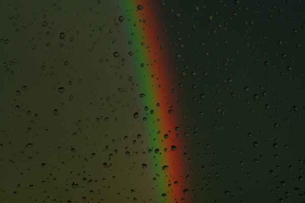 Regen mit Bogen