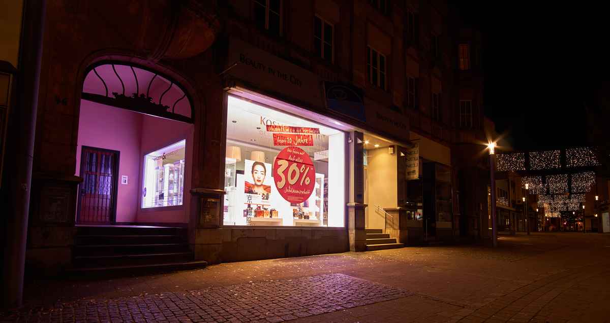 Einkauf bei Nacht
