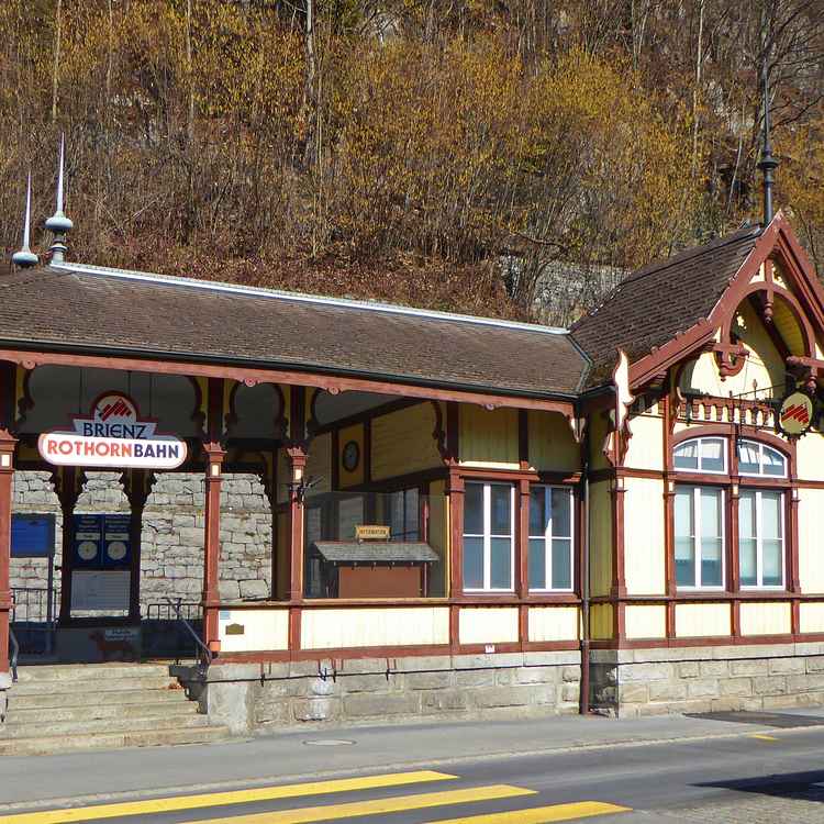 Talstation der Brienzer Rothornbahn