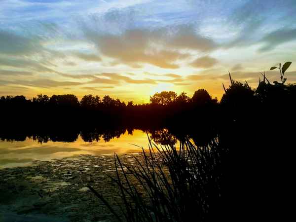 Sonnenuntergang am See