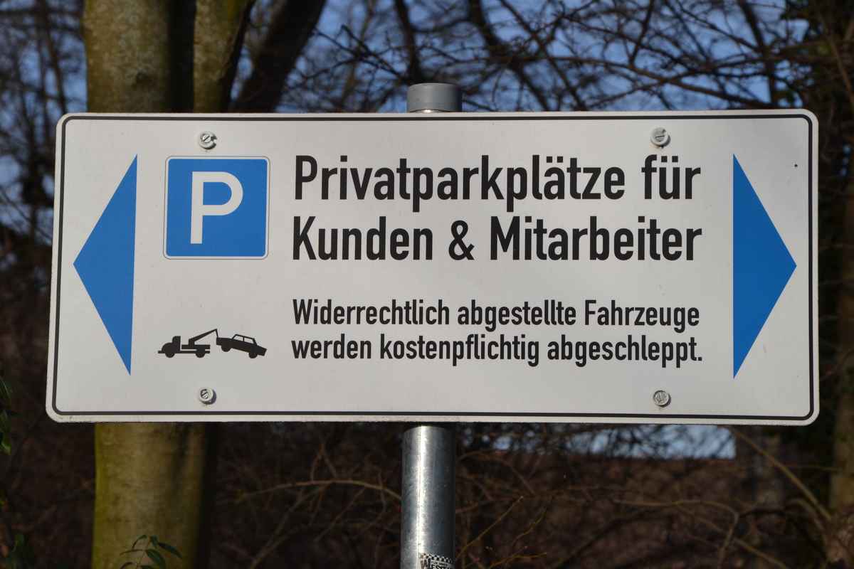 Privatparkplatz