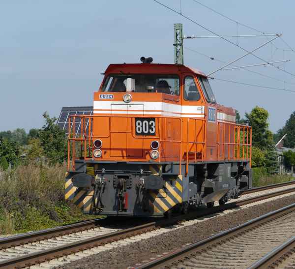 Werkslok auf Streckenfahrt