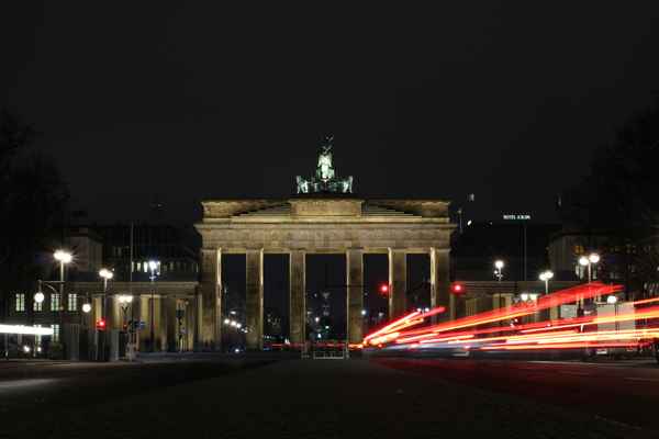 Brandenburger Tor bei Nacht