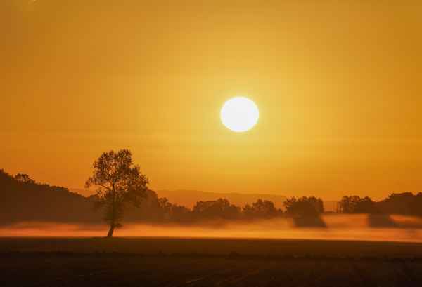 Sonnenaufgang über dem Delbrücker Land