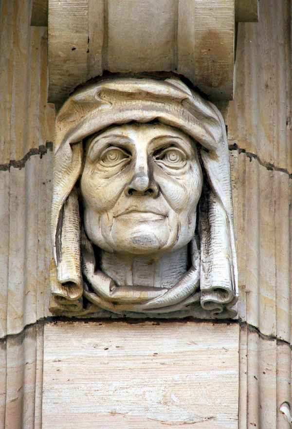 mittelalterliches Frauenporträt