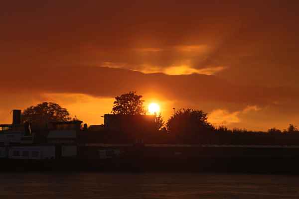 Sonnenaufgang an Bord