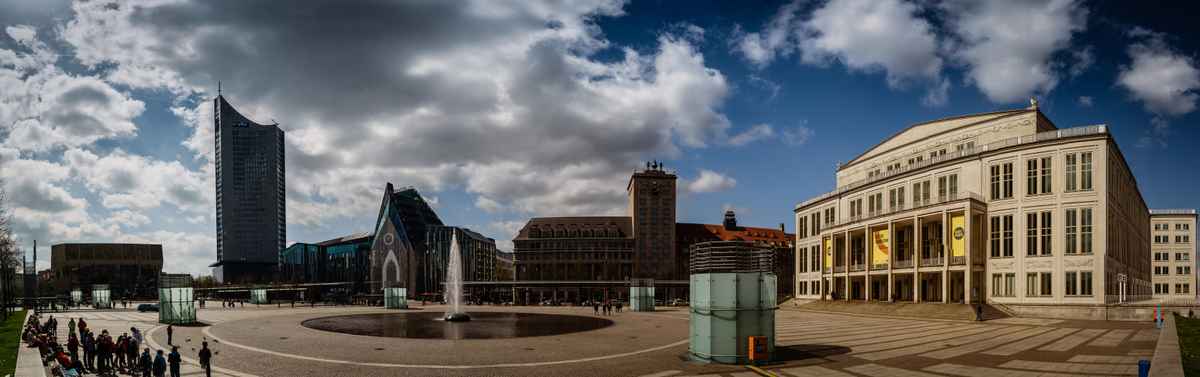 Augustusplatz Leipzig (Panorama)