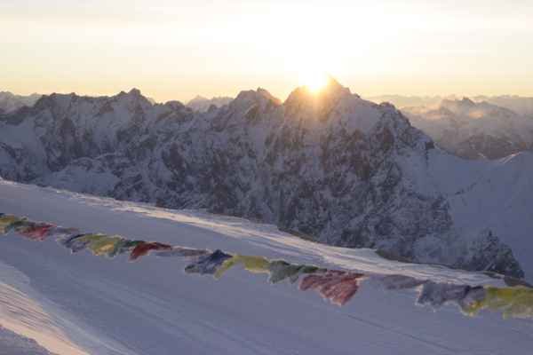 Sonnenaufgang Zugspitze