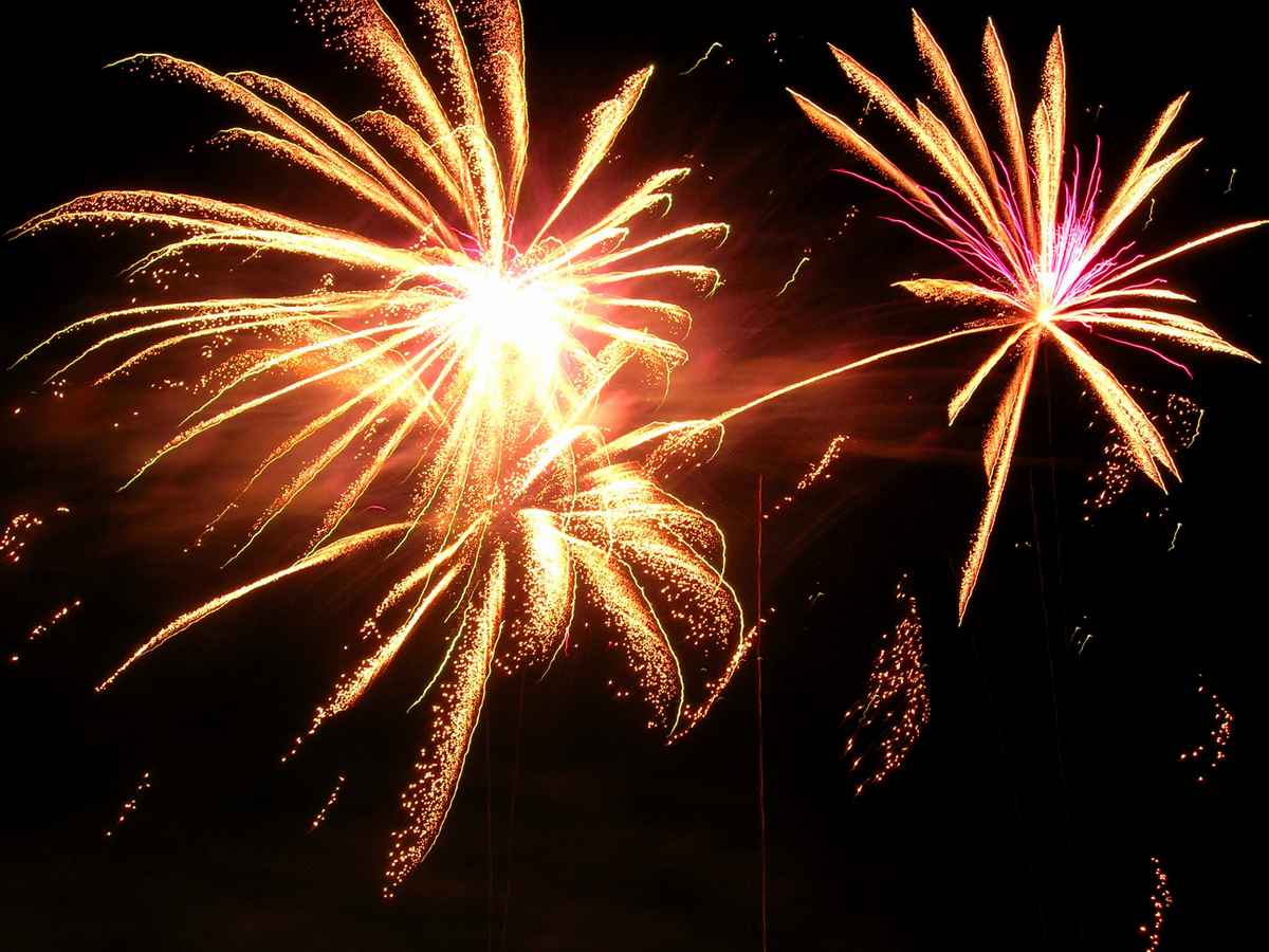 Hannover-Herrenhausen: Feuerwerk - 2 -