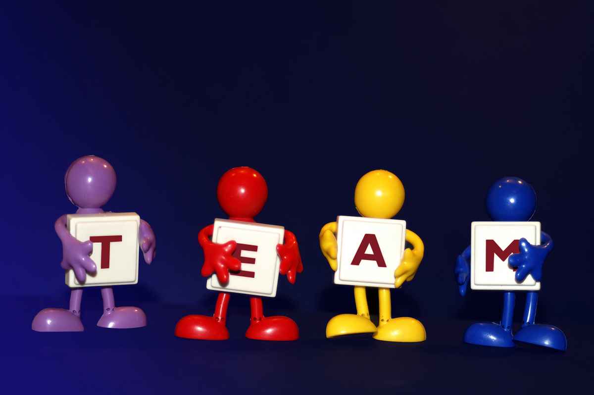 Plastikmännchen TEAM