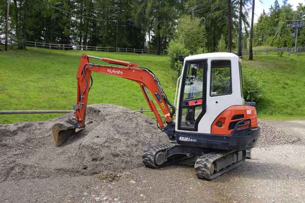 Minibagger, Baumaschine