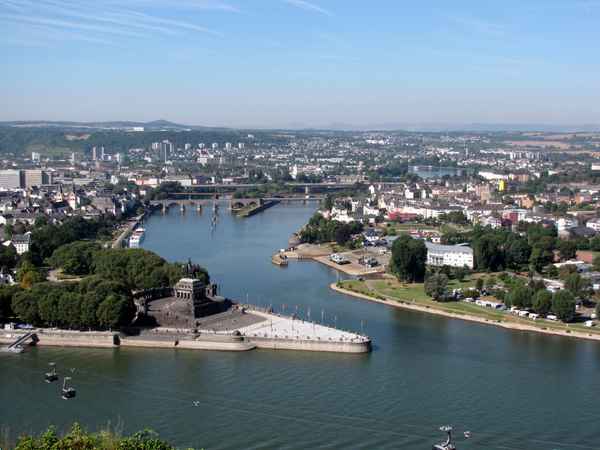 Deutsches Eck in Koblenz