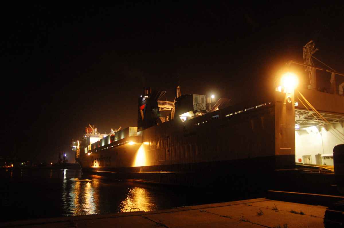 Fähre Ventpils Nacht 1