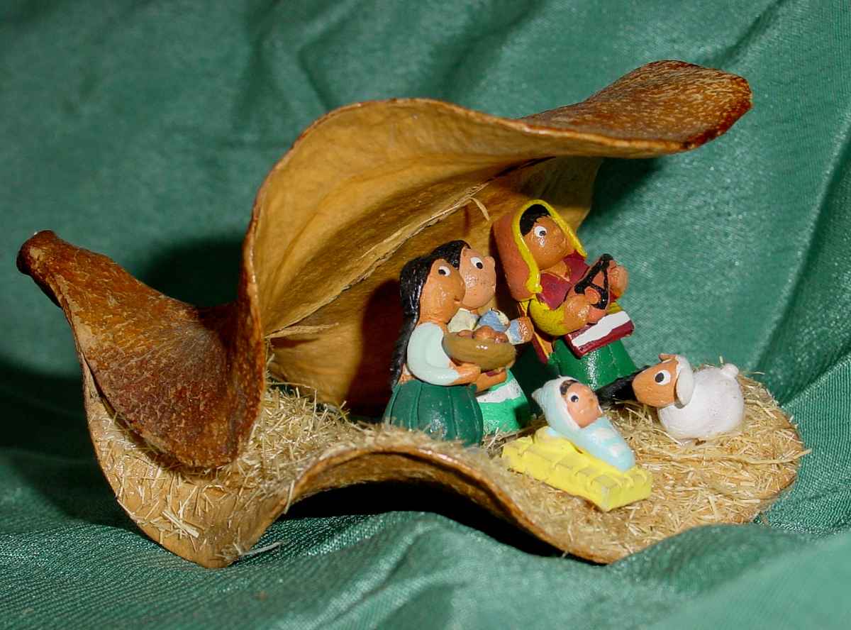 Kleine peruanische Krippe 1
