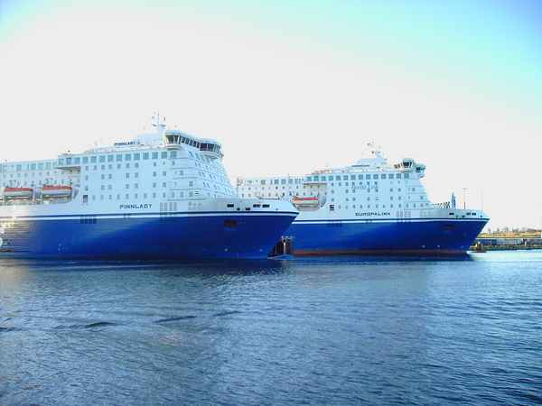 Schiffe an der Ostsee