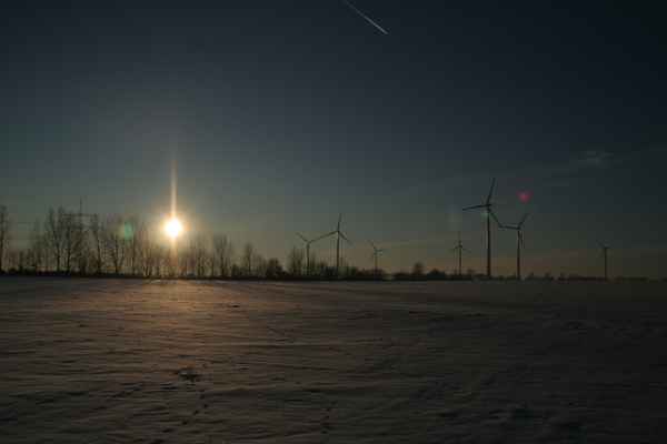 Sonne im Winter 1