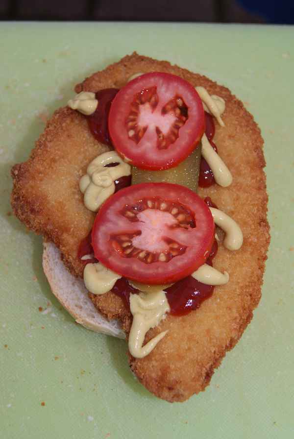Schnitzel mit Vitaminen