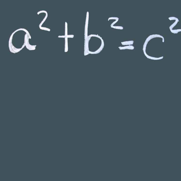 a² + b² = c²