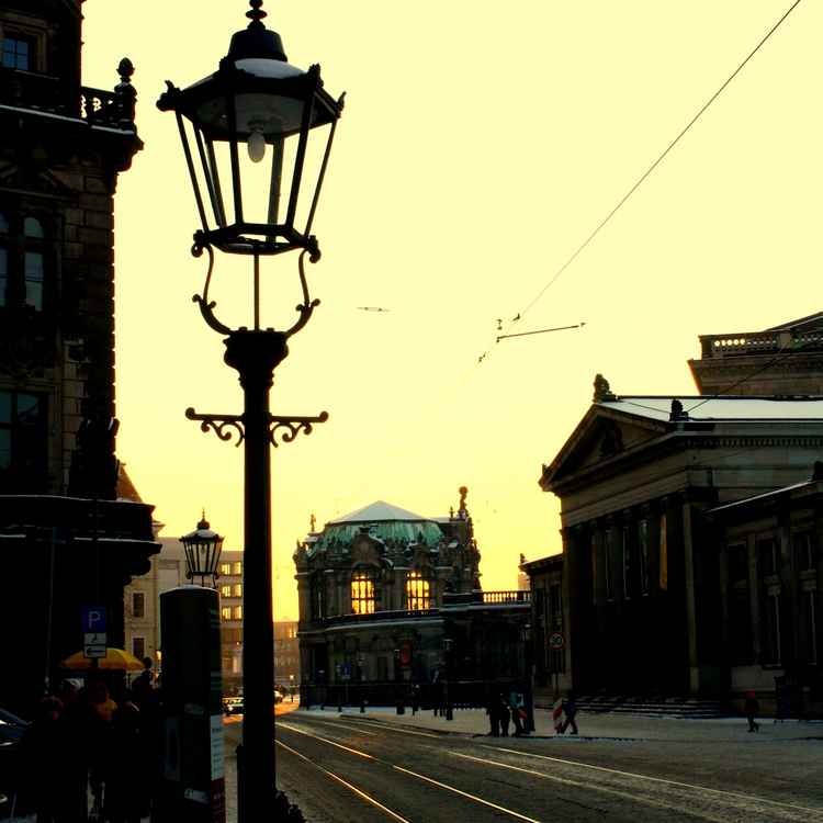 Dresden - Theaterplatz, -11°C