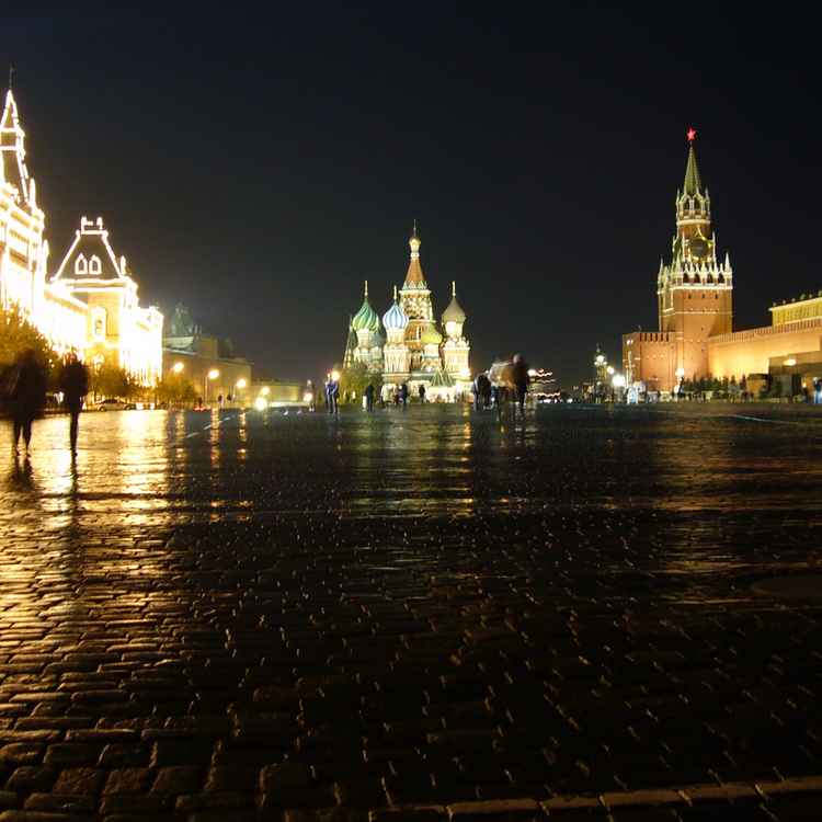 Roter Platz bei Nacht
