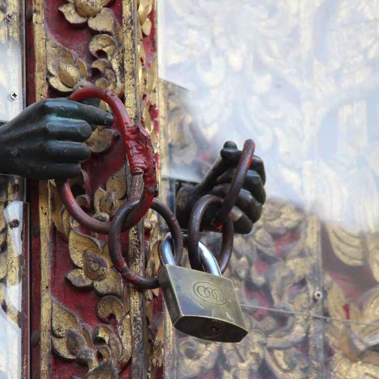 Geschlossener Tempel