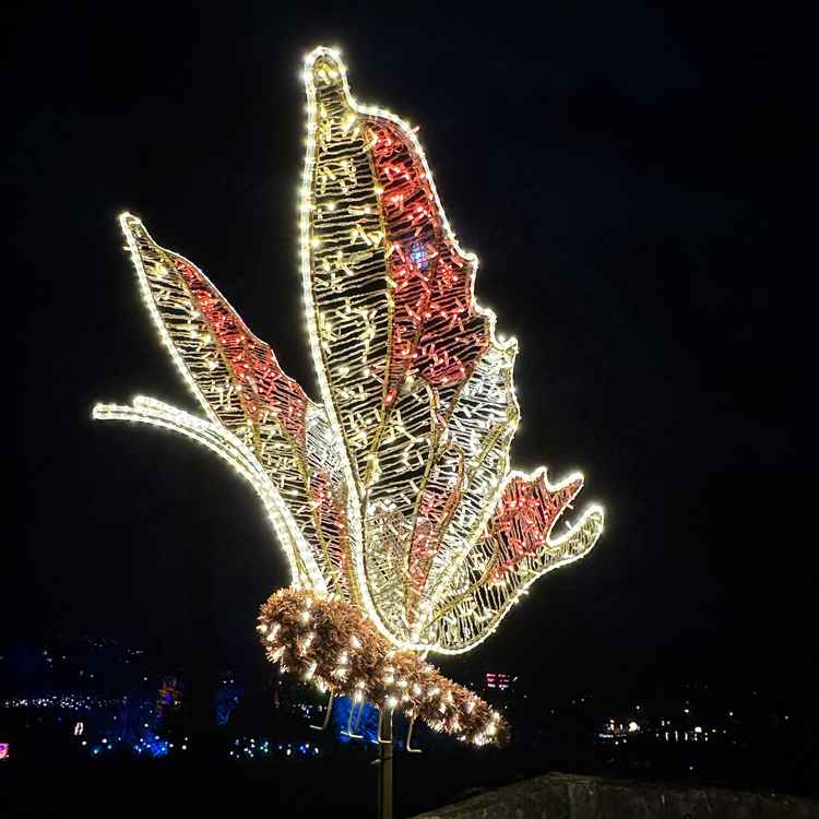 Leuchtender Schmetterling