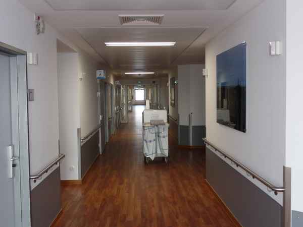 Krankenhaus-Flur