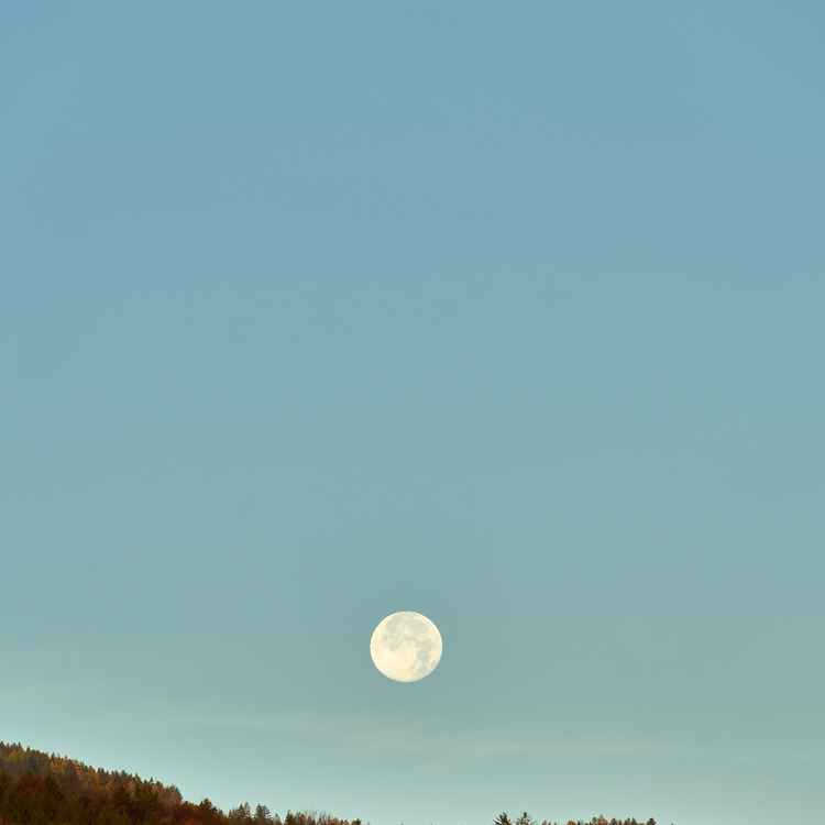 Monduntergang Supermond