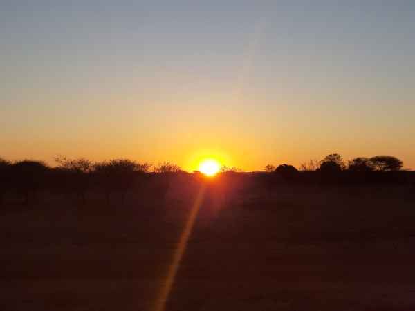 Afrikanischer Sonnenuntergang
