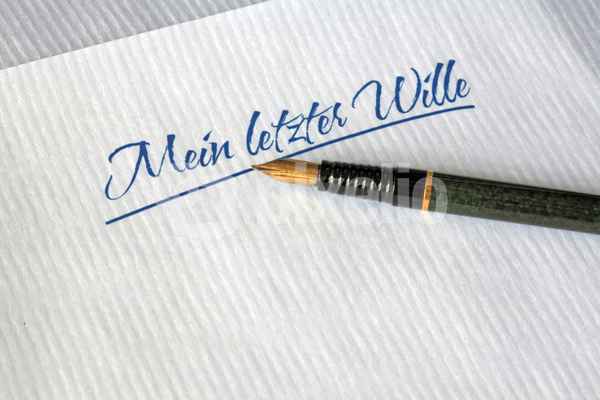 Letzter Wille (ohne Hand)