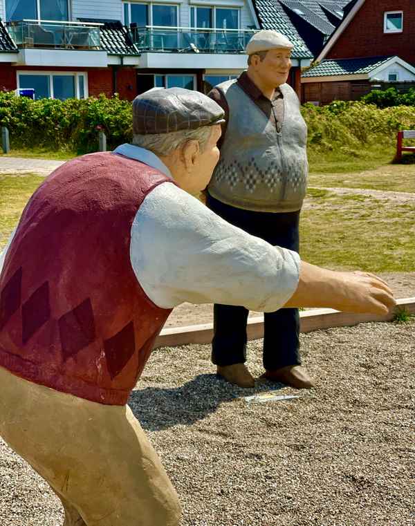 Boulespieler auf Sylt