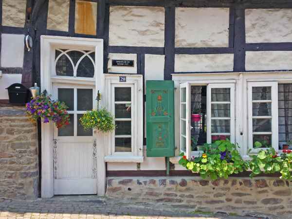 mittelalterliche Hausfassade - Anno 1517