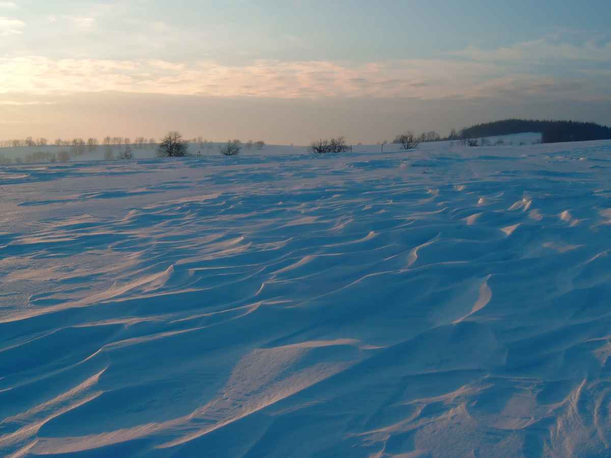 Schneewellen