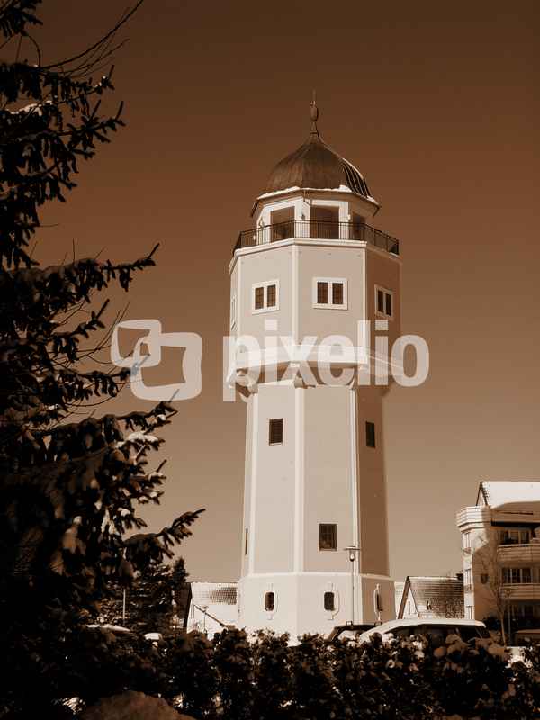 Planitzer Wasserturm im Winter