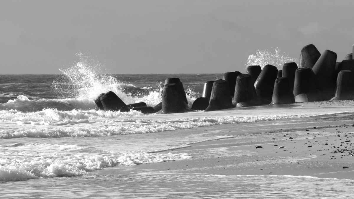 Tetrapoden an der Hörnum-Odde