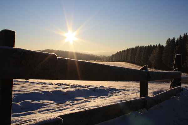 Winterlandschaft im Erzgebirge