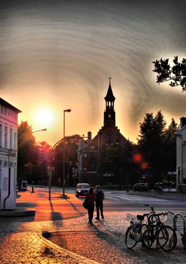 Sommerabend in der Stadt - HDR