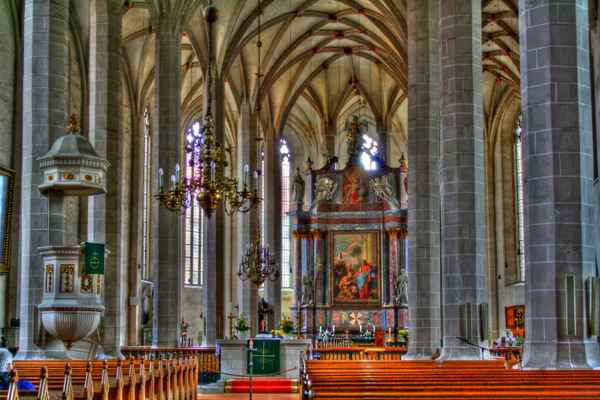 Bautzener Dom von innen in HDR