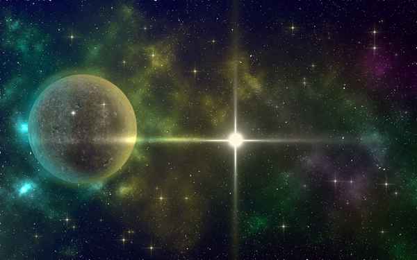 Planet und Sterne