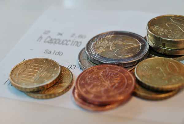 Münzen Trinkgeld