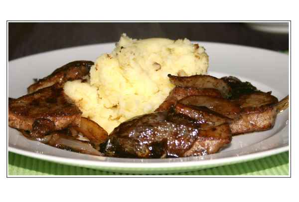 Kalbsleber in Madeirasauce 1