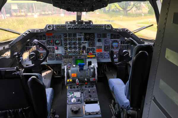 Im Cockpit