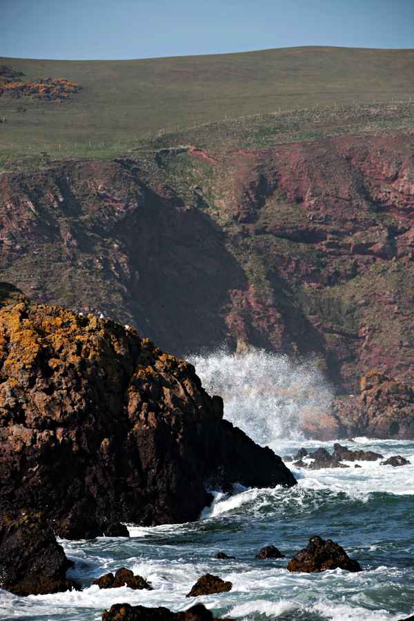 Klippen und Meer