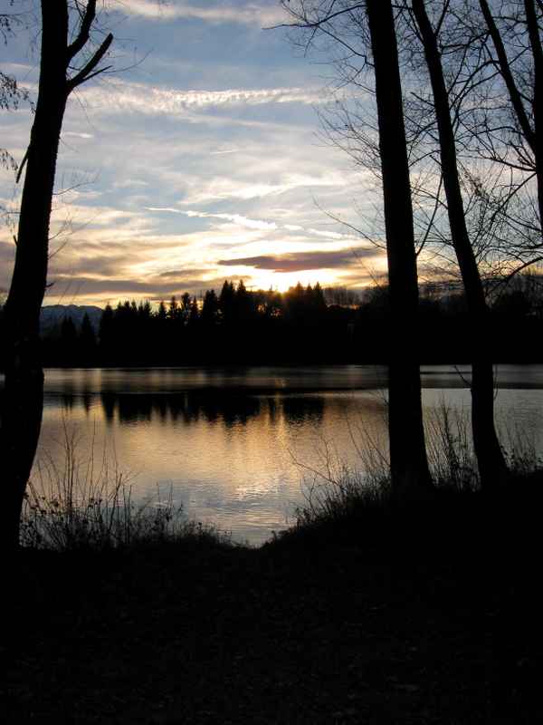 Abends am Salzachsee...
