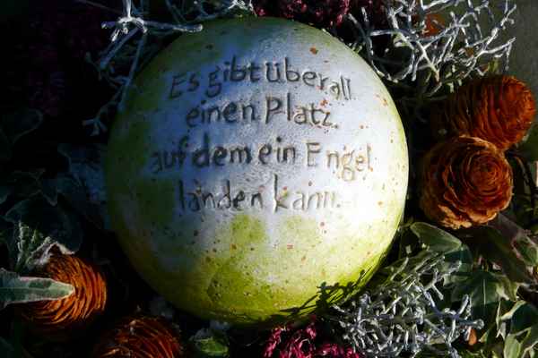 Es gibt immer einen Platz auf dem ein Engel landen kann