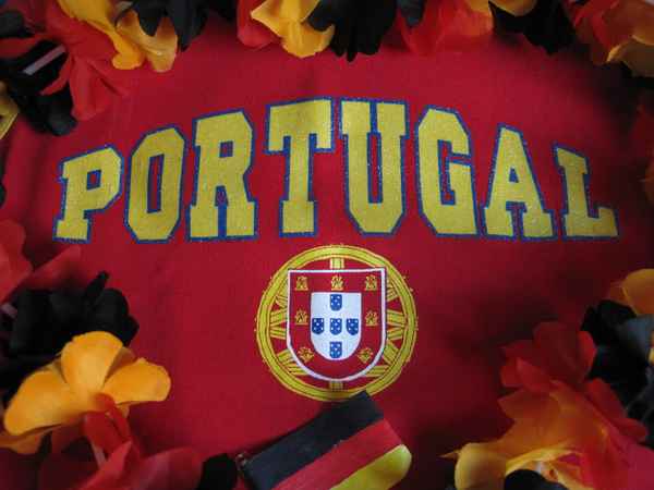 Portugal wird von Deutschland umrahmt